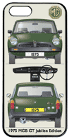 MGB GT Jubilee Edition 1975 Phone Cover Vertical